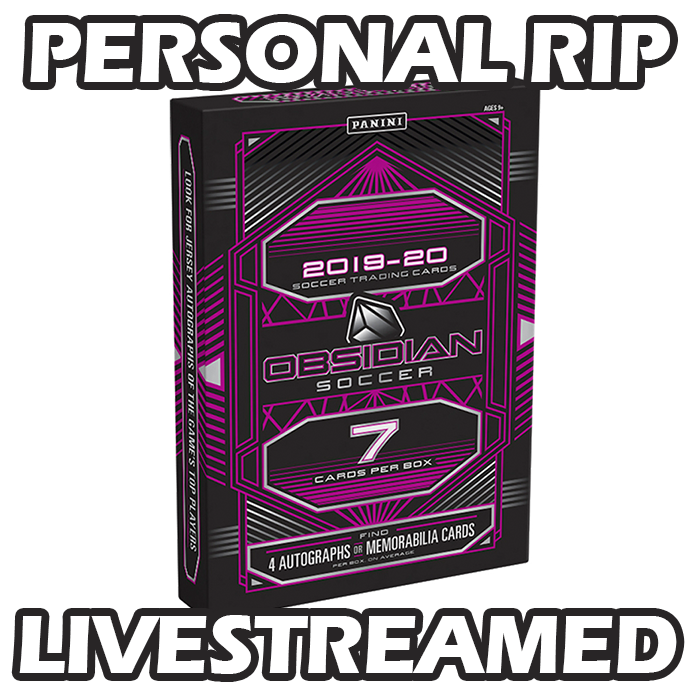 - PERSONAL RIP: 2019-20 Panini Obsidian Hobby Box Soccer (Livestreamed)
