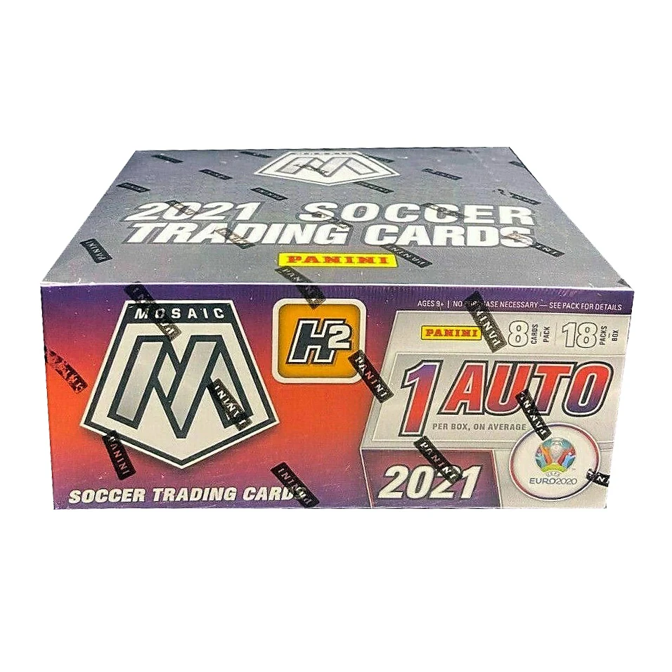 - 2021 Panini Mosaic Euro 2020 H2 Box Soccer (Factory Sealed)
