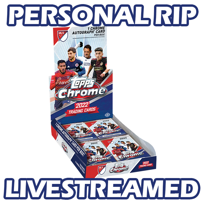 - PERSONAL RIP: 2022 Topps Chrome MLS Hobby Box Soccer (Livestreamed)