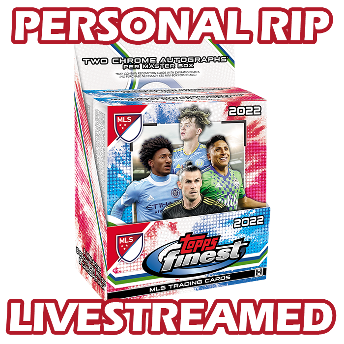 - PERSONAL RIP: 2022 Topps Finest MLS Hobby Box Soccer (Livestreamed)