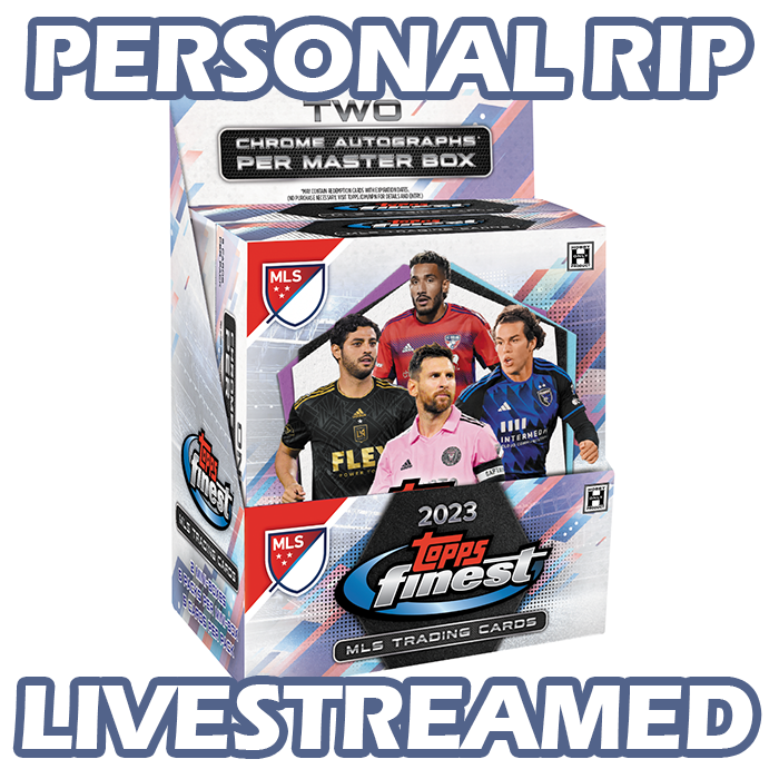 - PERSONAL RIP: 2023 Topps Finest MLS Hobby Box Soccer (Livestreamed)