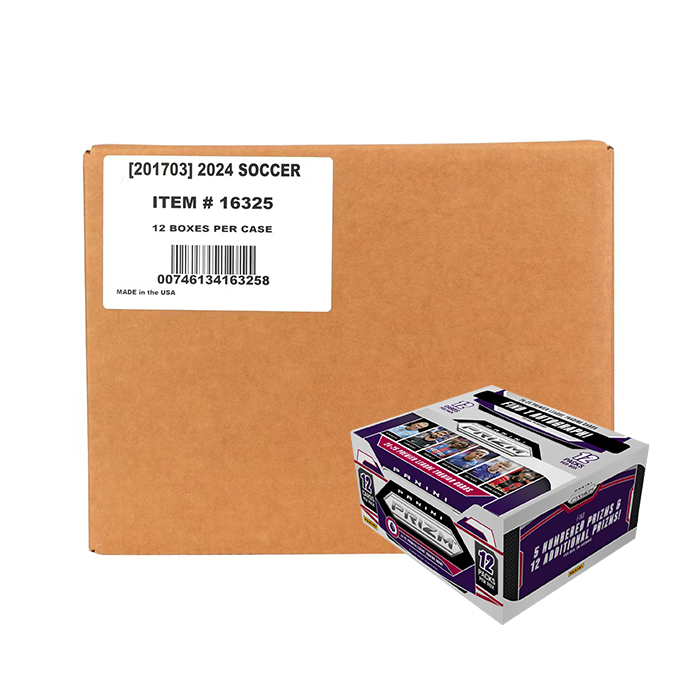 - 2024-25 Panini Prizm EPL Premier League Hobby Case Soccer (12-box) (Factory Sealed)