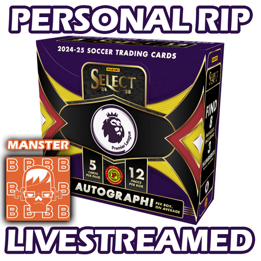 -            PERSONAL RIP: 2024-25 Panini Select EPL International Hobby Box Soccer (Livestreamed by Manster)