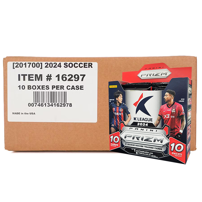 - 2024 Panini Prizm K League Hobby 10-Box Case (Factory Sealed)