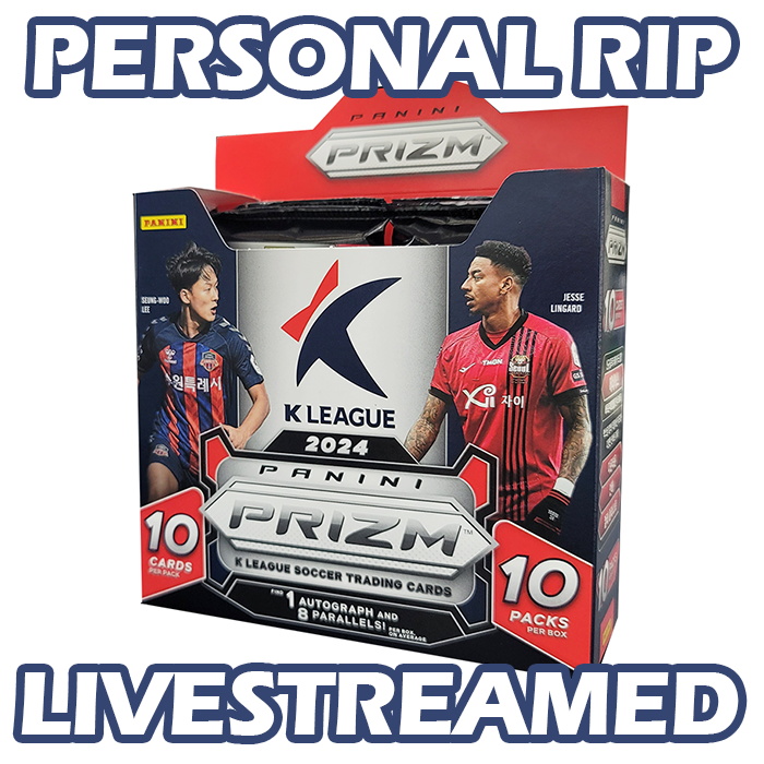 - PERSONAL RIP: 2024 Panini Prizm K League Hobby Box (Livestreamed)