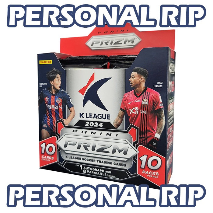 PERSONAL RIP: 2024 Panini Prizm K League Hobby Box (Factory PERSONAL RIP: 2024 Panini Prizm K League Hobby Box (Factory