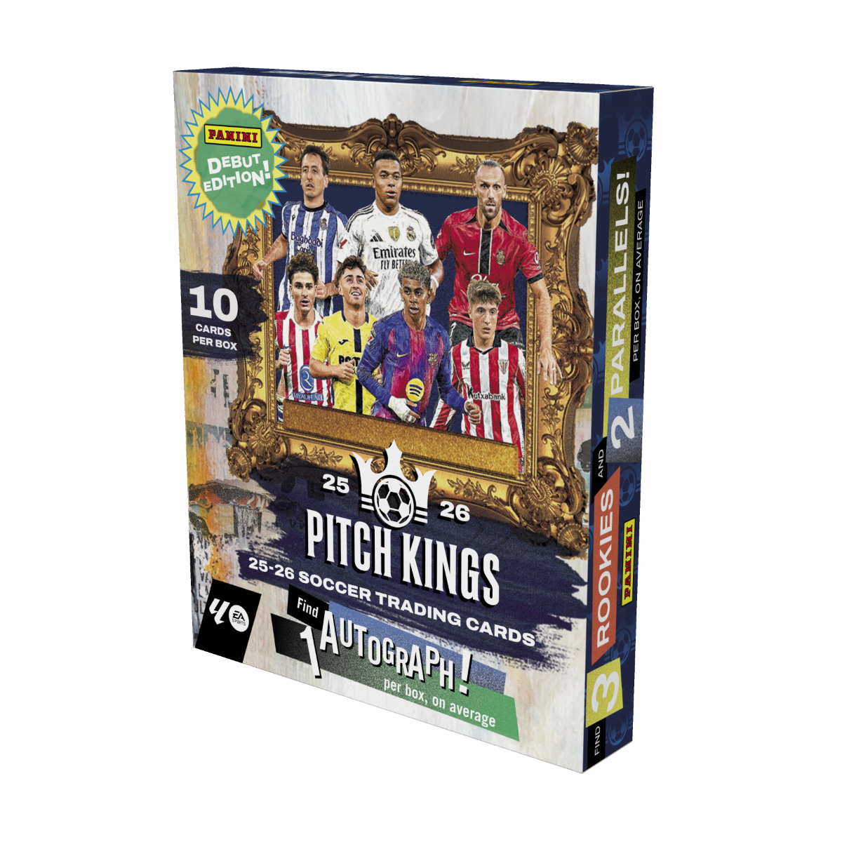 - 2025-26 Panini Pitch Kings La Liga Hobby International Box Soccer (Factory Sealed)