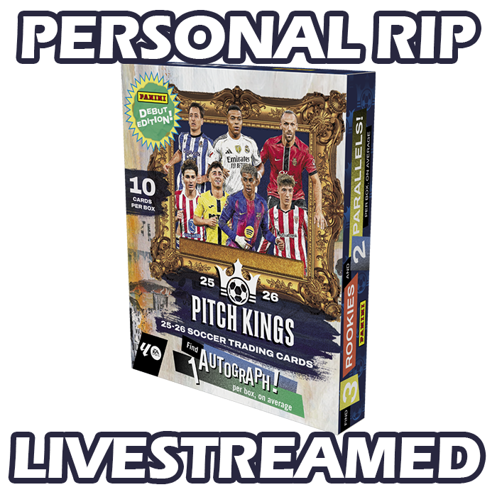 - PERSONAL RIP: 2025-26 Panini Pitch Kings La Liga Hobby International Box Soccer (Livestreamed)