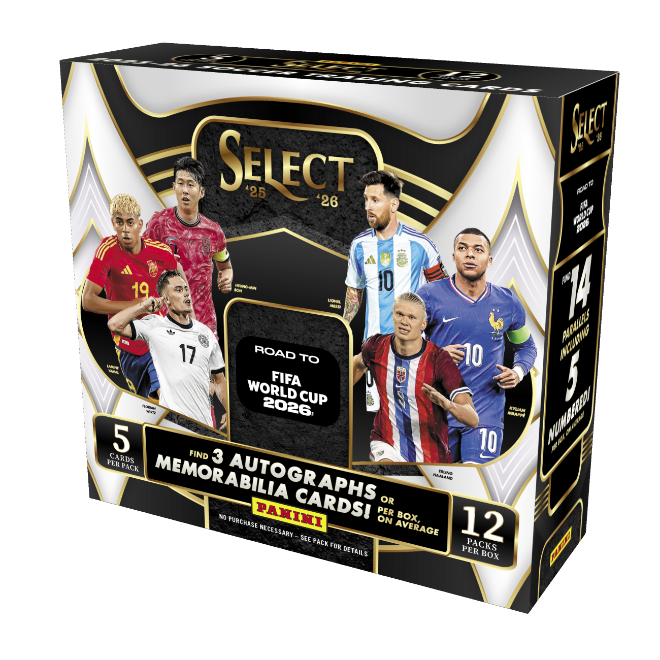 - 2025-26 Panini Select FIFA Road to World Cup Hobby Box Soccer (Factory Sealed)