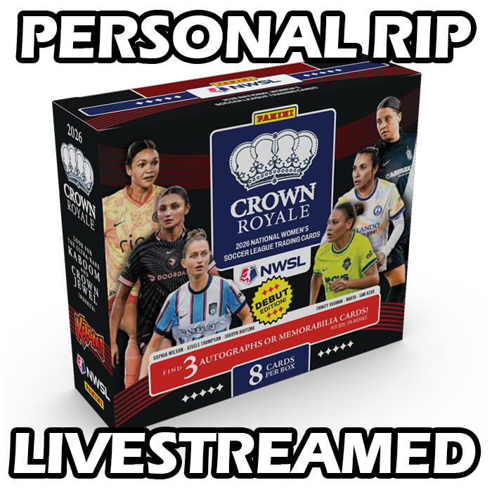 - PERSONAL RIP: 2026 Panini Crown Royale NWSL Hobby Box Women's Soccer (Livestreamed)
