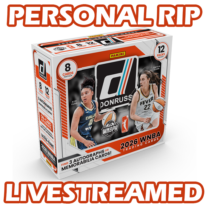 - PERSONAL RIP: 2026 Panini Donruss WNBA Hobby Box Women's Basketball (Livestreamed)