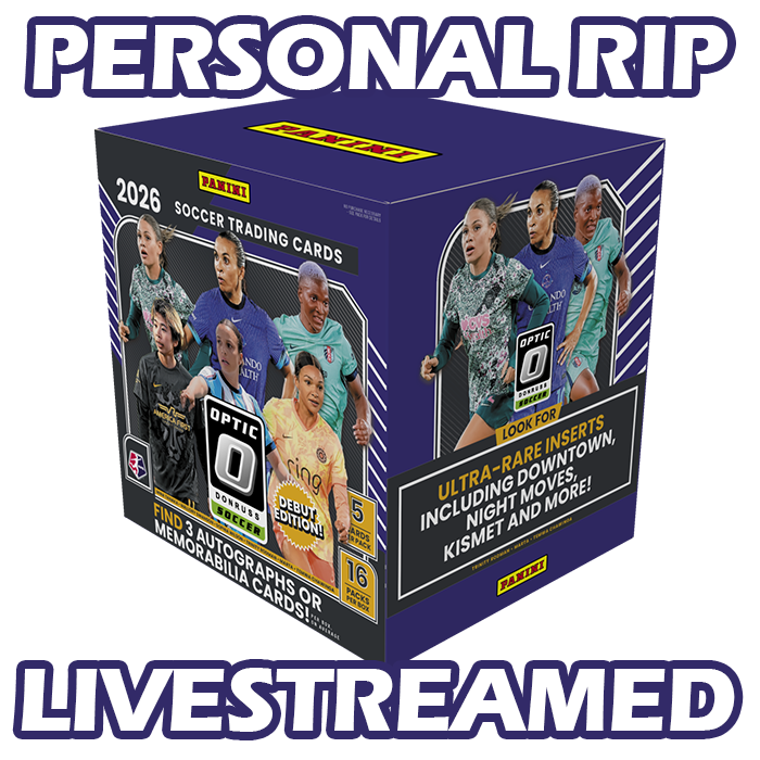 - PERSONAL RIP: 2026 Panini Donruss Optic NWSL Hobby Box Women's Soccer (Livestreamed)