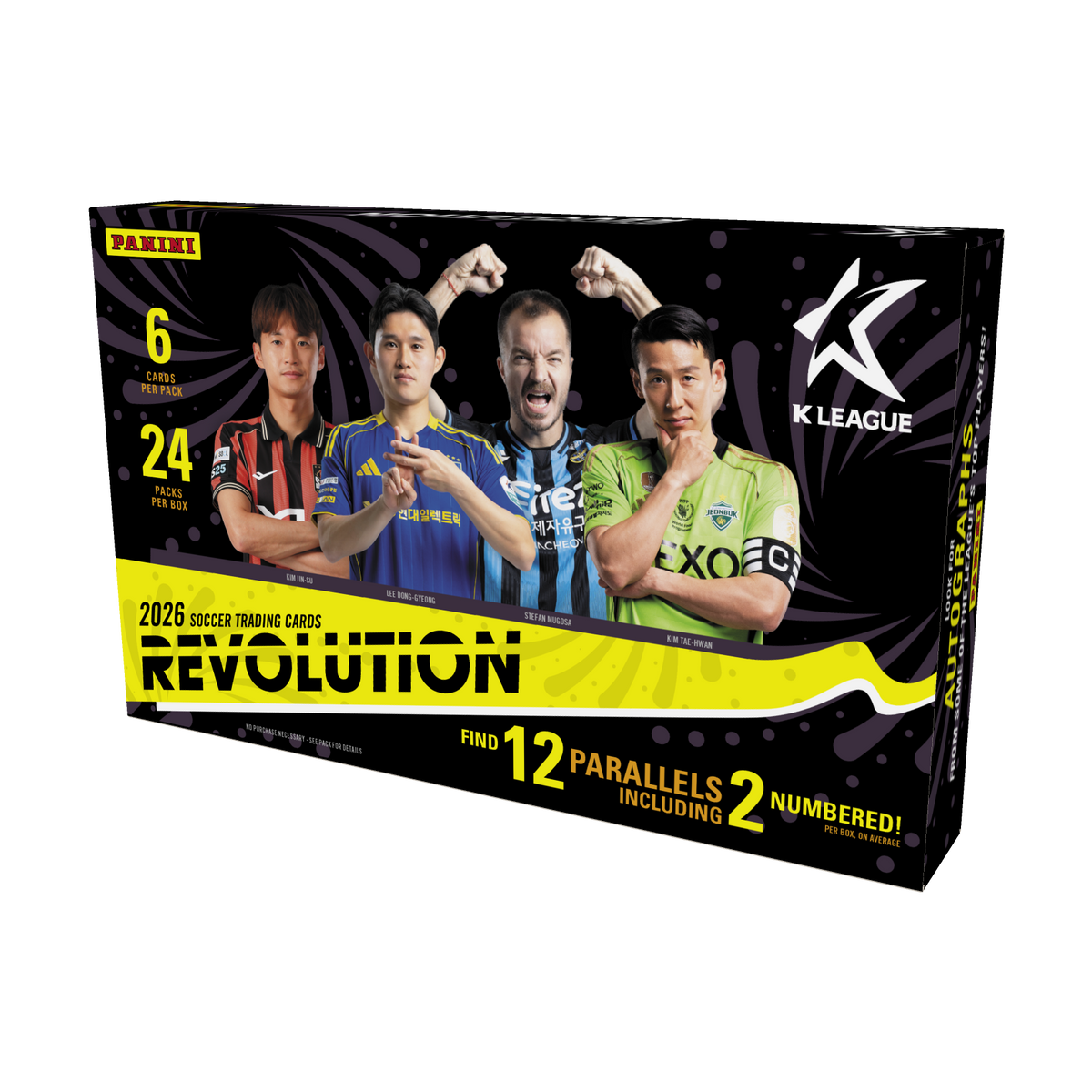 - 2026 Panini Revolution K League Hobby Box Soccer (Factory Sealed)