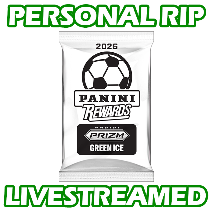 - PERSONAL RIP: 2026 Panini Prizm World Cup FIFA Green Ice Pack Soccer (Livestreamed)