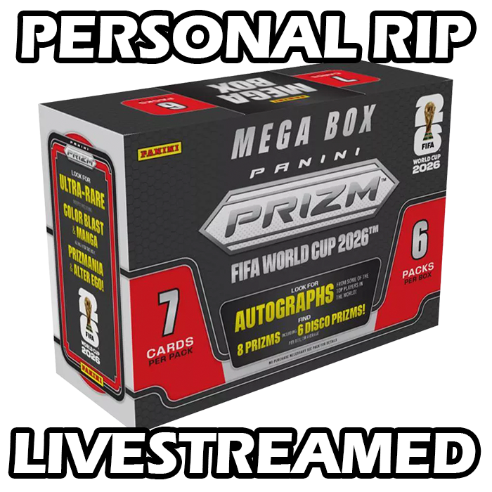 - PERSONAL RIP: 2026 Panini Prizm World Cup FIFA Target Mega Box Soccer (Livestreamed)