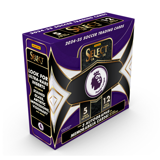 -           2024-25 Panini Select EPL Hobby Box (Factory Sealed)