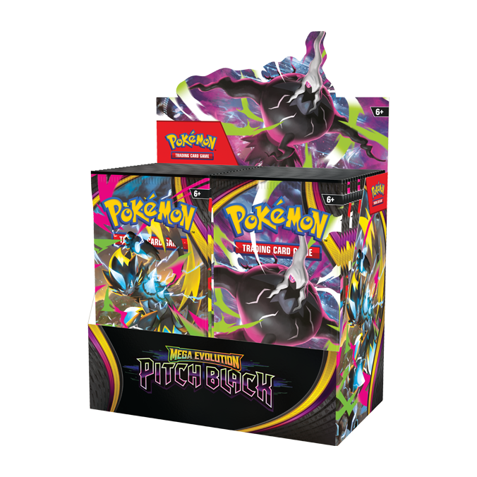 - Pokemon TCG Pitch Black Booster Box Mega Evolution (36 packs) (Factory Sealed)