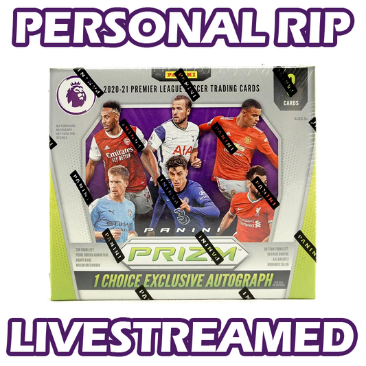-               PERSONAL RIP: 2020-21 Panini Prizm EPL Choice Box Premier League Soccer (Livestreamed)