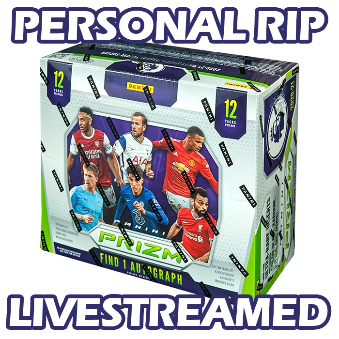 -                PERSONAL RIP: 2020-21 Panini Prizm EPL Hobby Box Premier League Soccer (Livestreamed)