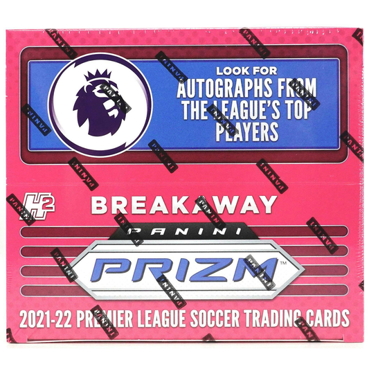-              2021-22 Panini Prizm EPL Premier League Breakaway H2 Box Soccer (Factory Sealed)
