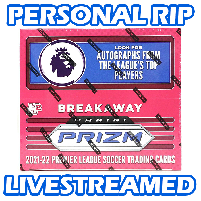 -              PERSONAL RIP: 2021-22 Panini Prizm EPL Premier League Breakaway H2 Box Soccer (Livestreamed)