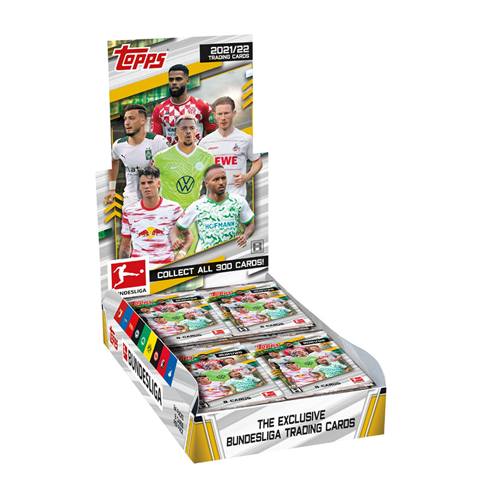 -          2021-22 Topps Flagship Bundesliga Hobby Box Soccer (Factory Sealed)