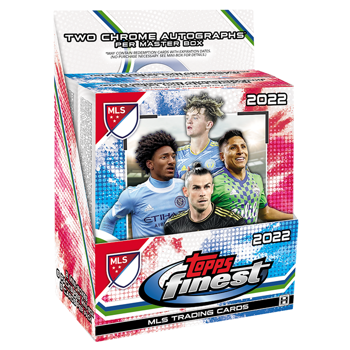 -          2022 Topps Finest MLS Hobby Box Soccer (Factory Sealed)