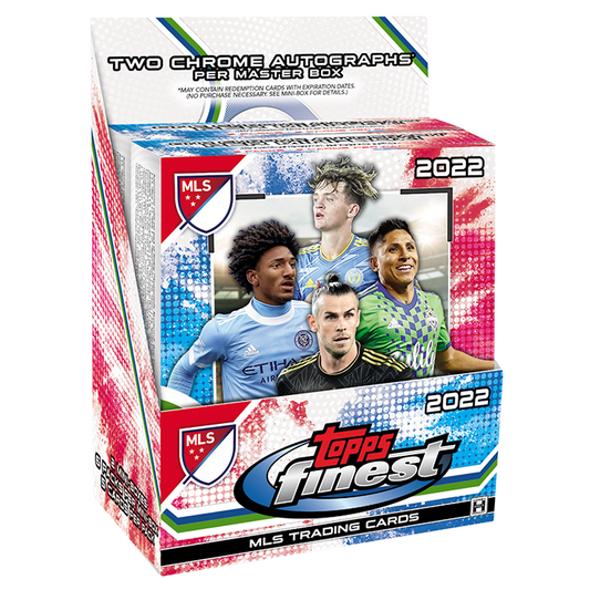 -          2022 Topps Finest MLS Hobby Box Soccer (Factory Sealed)