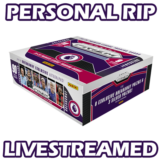 -            PERSONAL RIP: 2024-25 Panini Prizm EPL Breakaway Box Soccer (Livestreamed)
