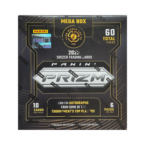 -            2025 Panini Prizm Club World Cup CWC Hobby Mega Box Soccer (Factory Sealed)