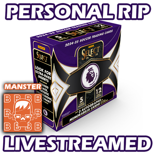 -            PERSONAL RIP: 2024-25 Panini Select EPL Hobby Box Soccer (Livestreamed by Manster)