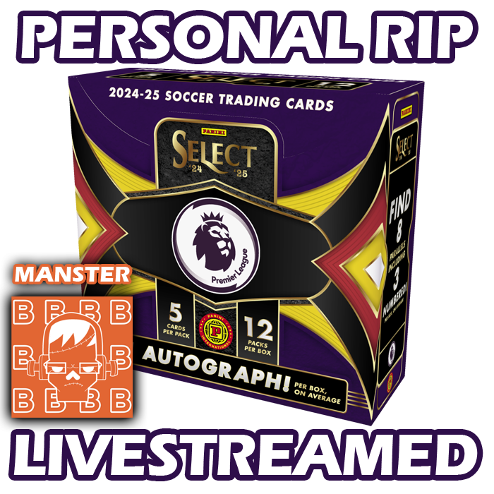 -            PERSONAL RIP: 2024-25 Panini Select EPL International Hobby Box Soccer (Livestreamed by Manster)