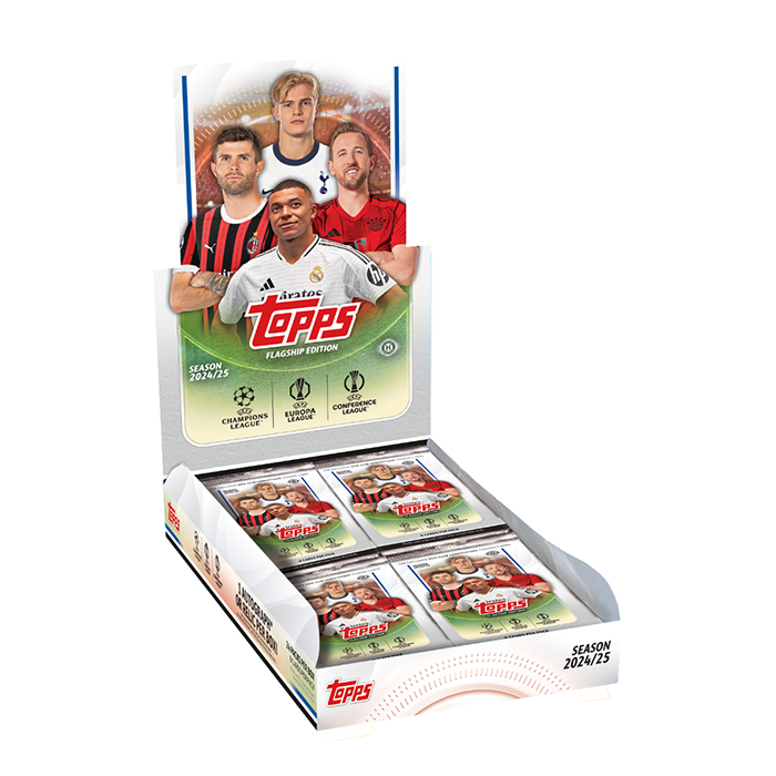 -          2024-25 Topps Flagship UCC UEFA Hobby Box Soccer (Factory Sealed)