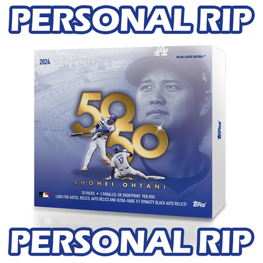 -          PERSONAL RIP: 2024 Topps Shohei Ohtani 50-50 Box Baseball