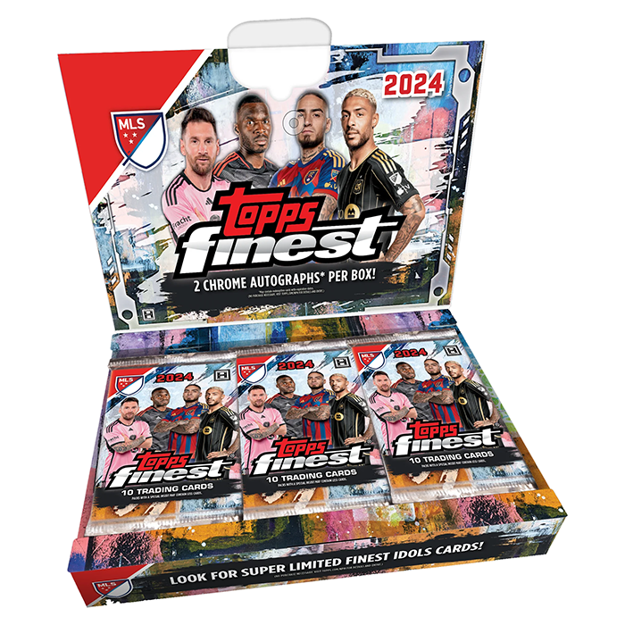 -          2024 Topps Finest MLS Hobby Box Soccer (Factory Sealed)