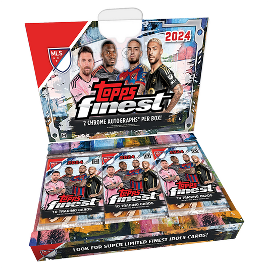 -          2024 Topps Finest MLS Hobby Box Soccer (Factory Sealed)