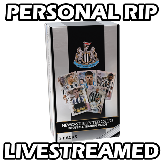 -               PERSONAL RIP: 2025-26 Futera Fans' Selection Newcastle Hobby Box Soccer (Livestreamed)