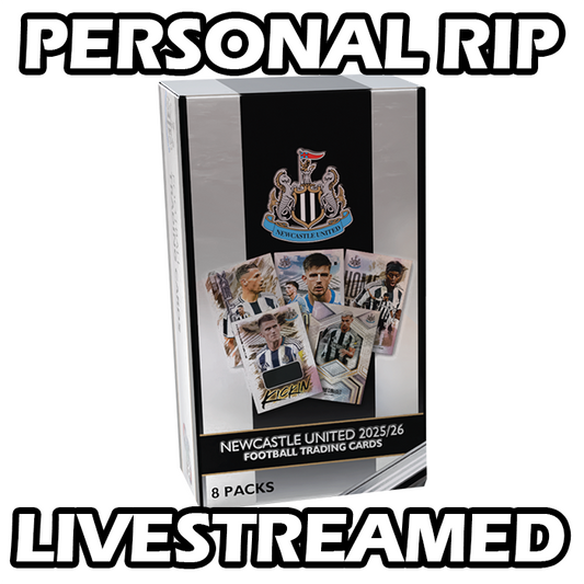 -               PERSONAL RIP: 2025-26 Futera Fans' Selection Newcastle Hobby Box Soccer (Livestreamed)