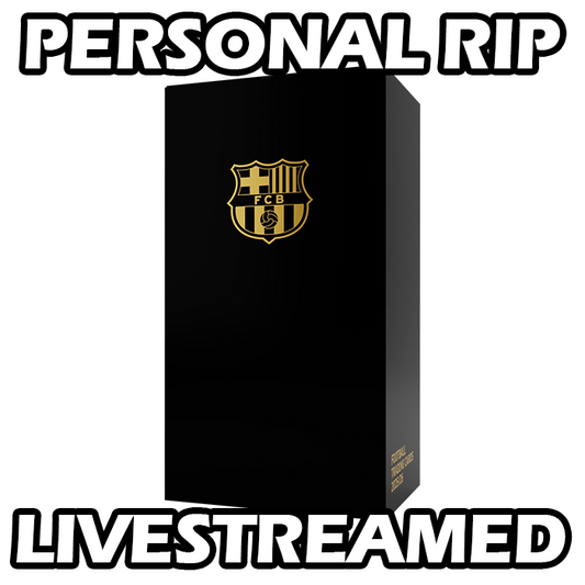 -               PERSONAL RIP: 2025-26 Futera FX Barcelona Hobby Box Soccer (Livestreamed)
