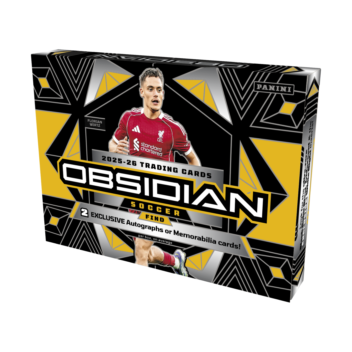 -               2025-26 Panini Obsidian International Hobby Box Soccer (Factory Sealed)