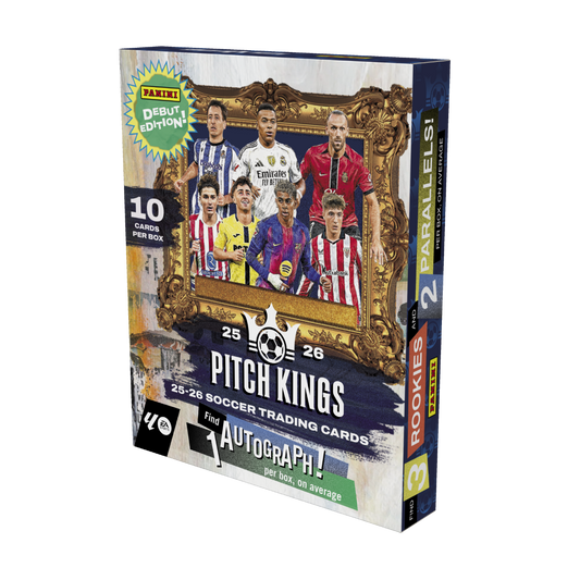 -                2025-26 Panini Pitch Kings La Liga Hobby International Box Soccer (Factory Sealed)