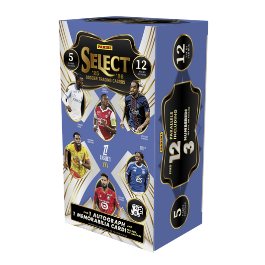 -                    2025-26 Panini Select Ligue 1 H2 Box Soccer (Factory Sealed)