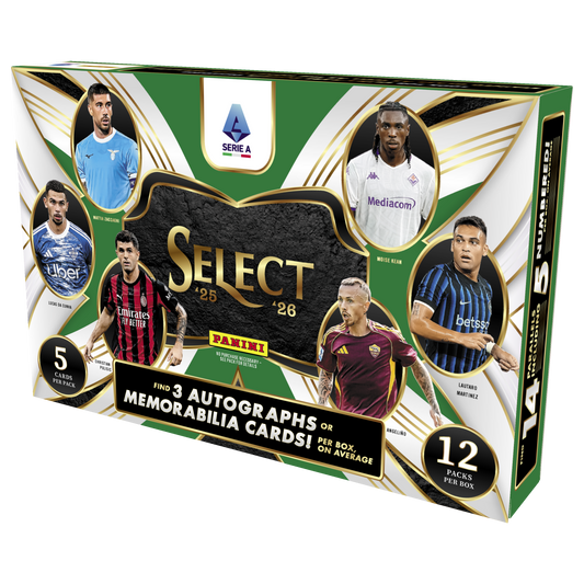 -                   2025-26 Panini Select Serie A Hobby Box Soccer (Factory Sealed)