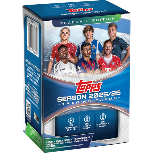 -              2025-26 Topps Flagship UCC UEFA Club Competitions Blaster Value Box Soccer (Factory Sealed)
