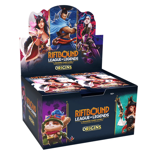 -            Riftbound TCG Origins League of Legends Booster Box (24 packs) (Factory Sealed)