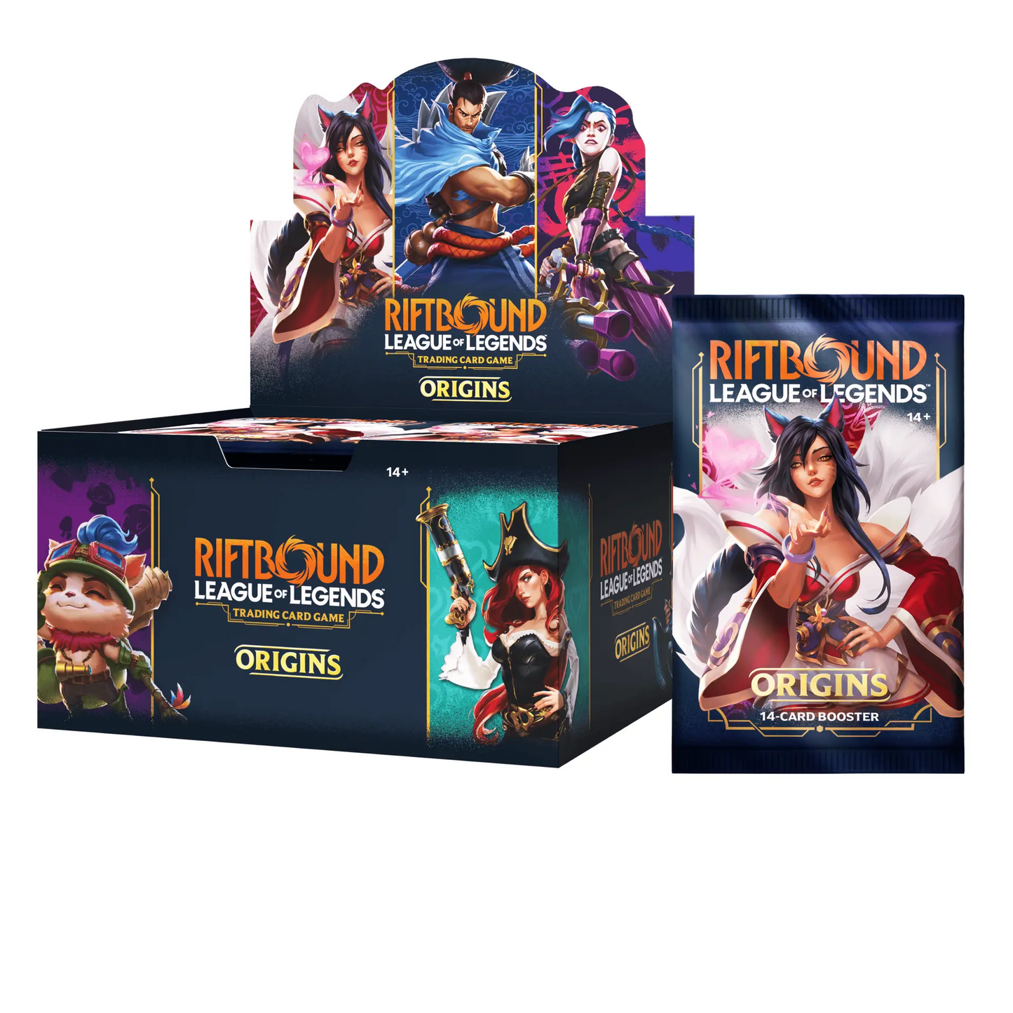 -            Riftbound TCG Origins League of Legends Booster Box (24 packs) (Factory Sealed)
