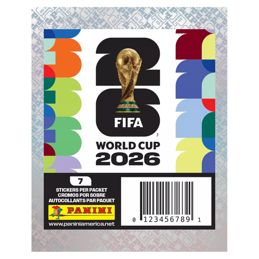 -                   2026 Panini FIFA World Cup Sticker 10-Pack Soccer (70 Stickers Total) (Factory Sealed Packs)