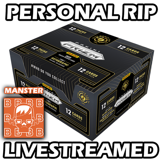 -              PERSONAL RIP: 2025 Panini Prizm Club World Cup CWC Hobby Box FIFA Soccer (Livestreamed by Manster)