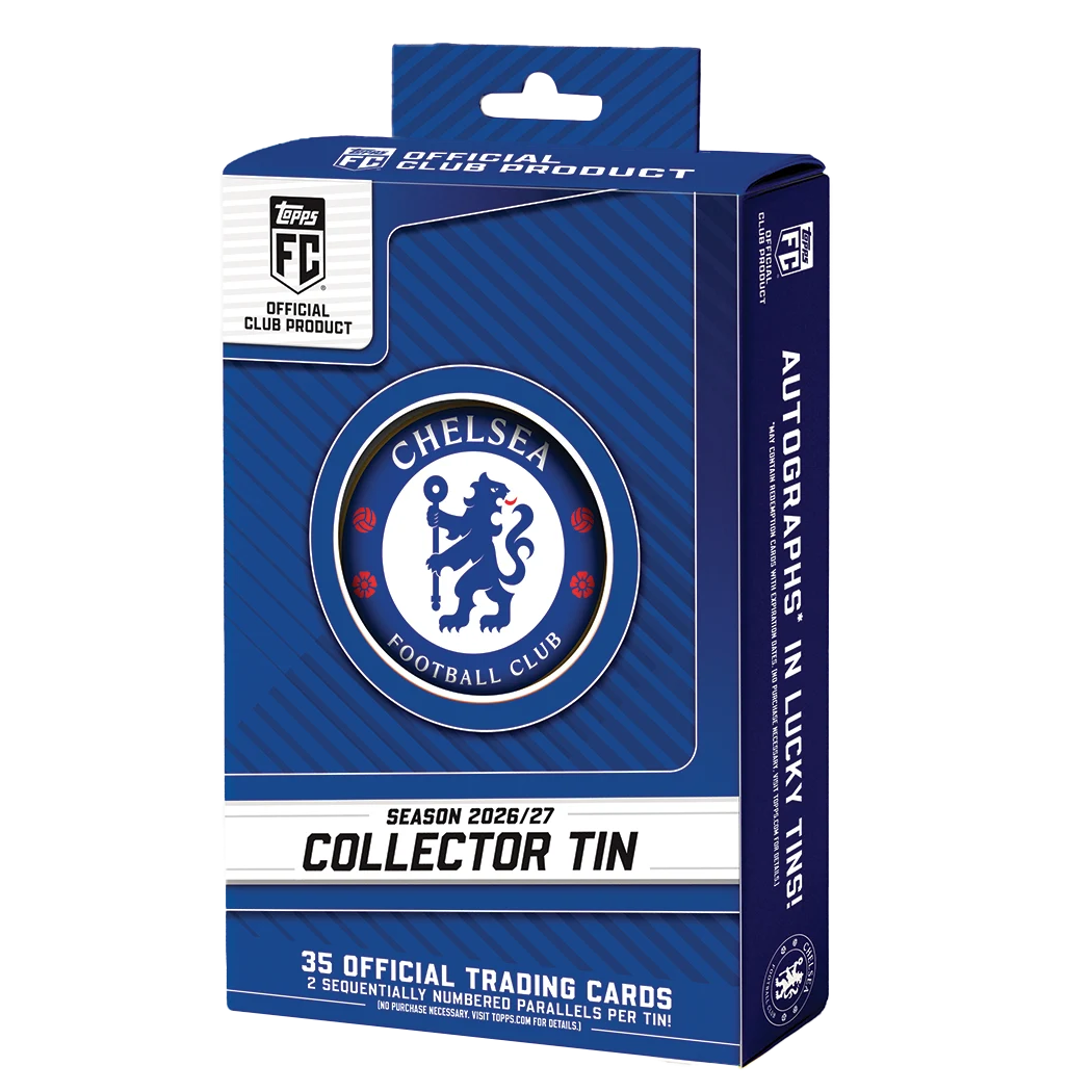 -              2026-27 Topps Chelsea Collector Tin EPL Premier League Box Soccer (Factory Sealed)