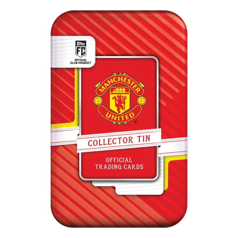 -              2026-27 Topps Manchester United Collector Tin EPL Premier League Box Soccer (Factory Sealed)